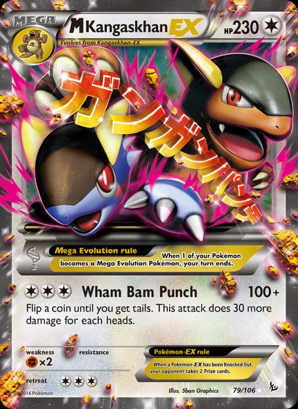 M Kangaskhan EX, XY - Flashfire · 79/106