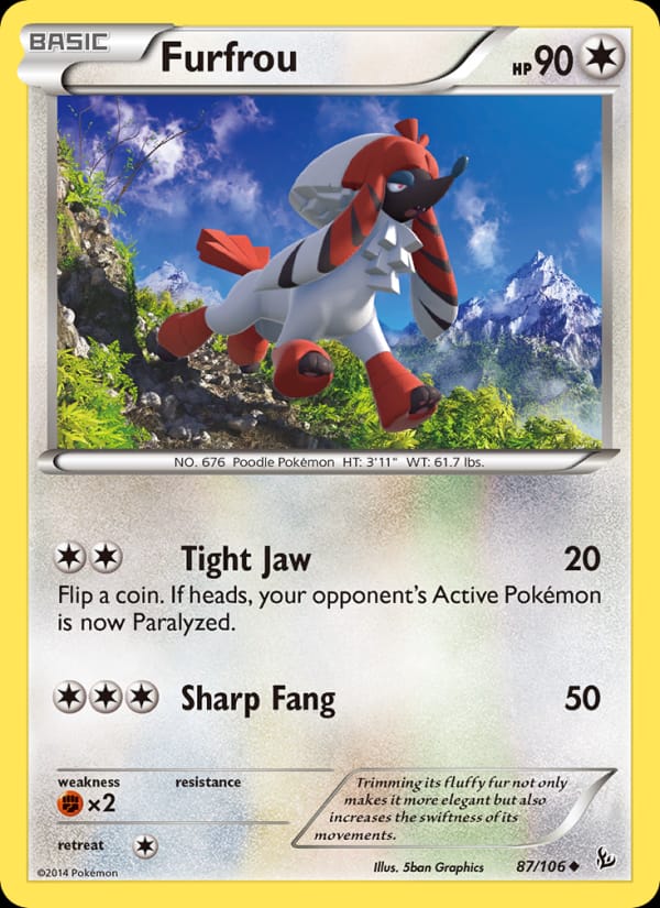 Furfrou, XY - Flashfire · 87/106