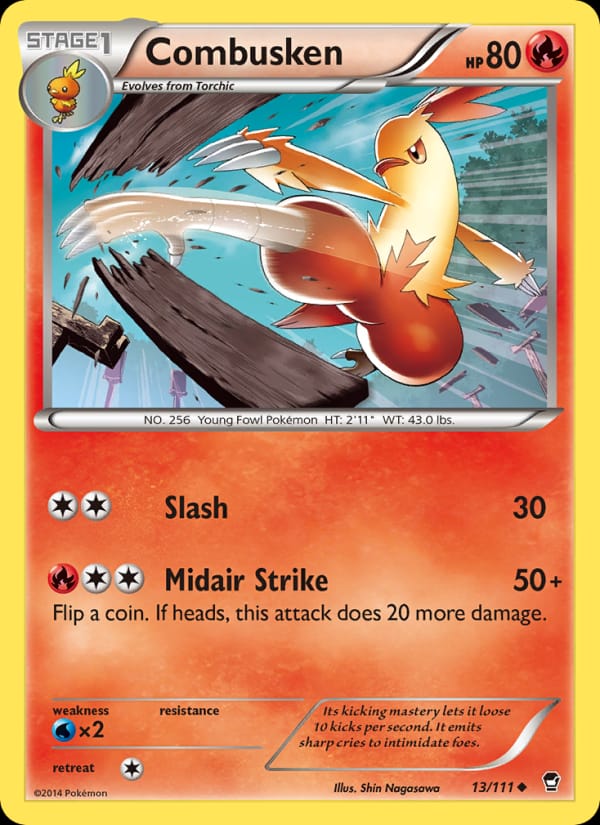 Combusken, XY - Furious Fists · 13/111