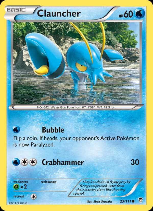 Clauncher, XY - Furious Fists · 23/111