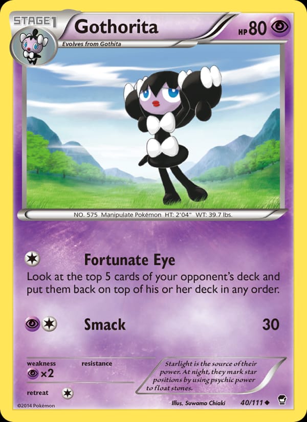 Gothorita, XY - Furious Fists · 40/111