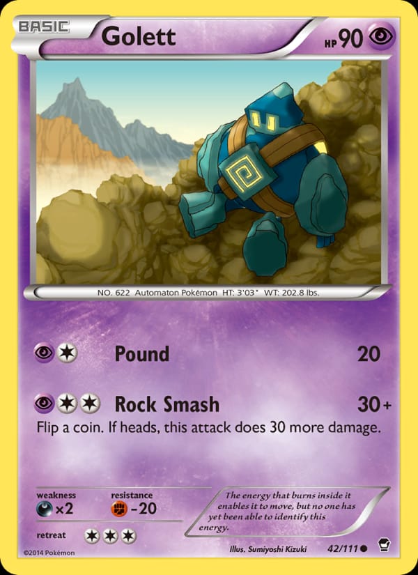 Golett, XY - Furious Fists · 42/111