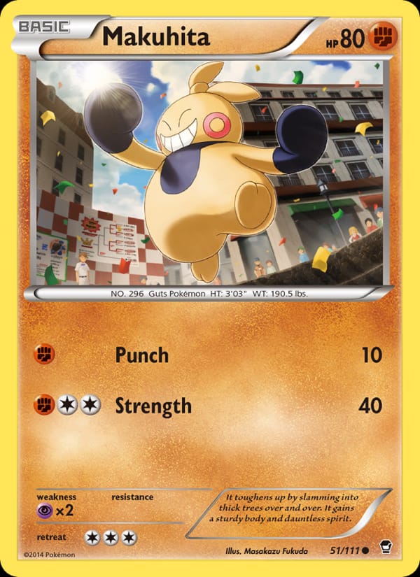 Makuhita, XY - Furious Fists · 51/111