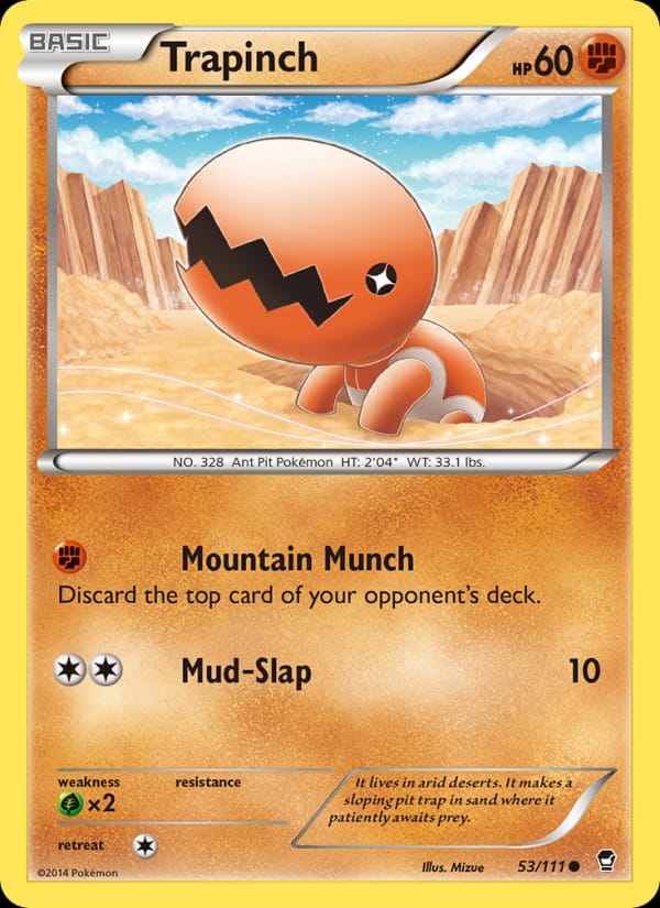 Trapinch, XY - Furious Fists · 53/111