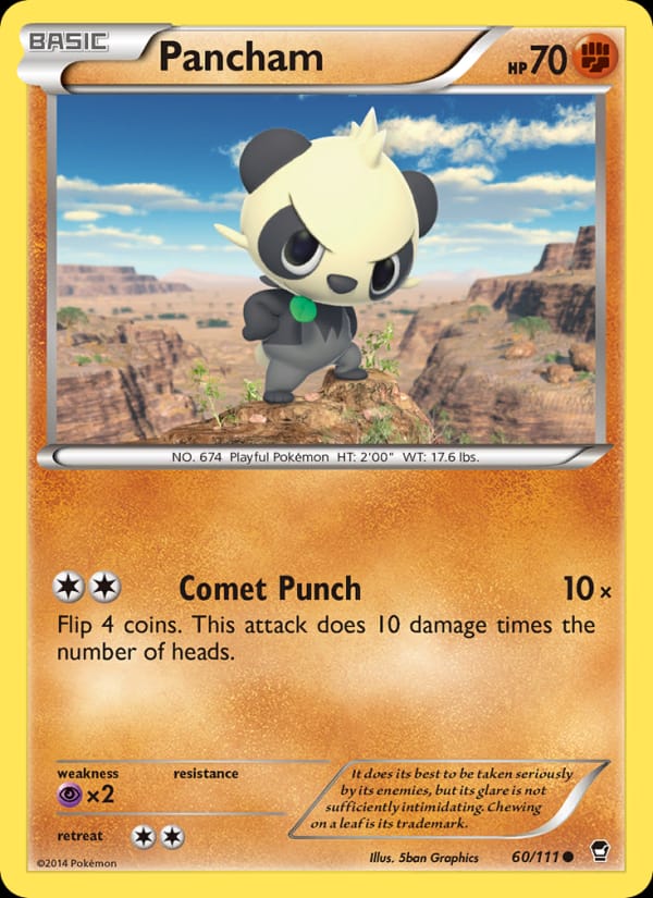 Pancham, XY - Furious Fists · 60/111