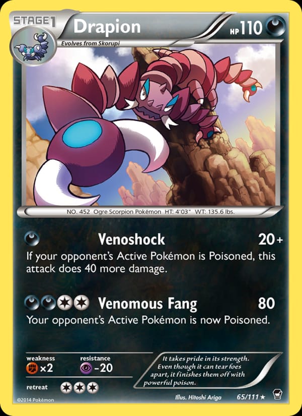Drapion, XY - Furious Fists · 65/111
