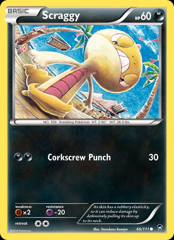 Scraggy, XY - Furious Fists · 66/111