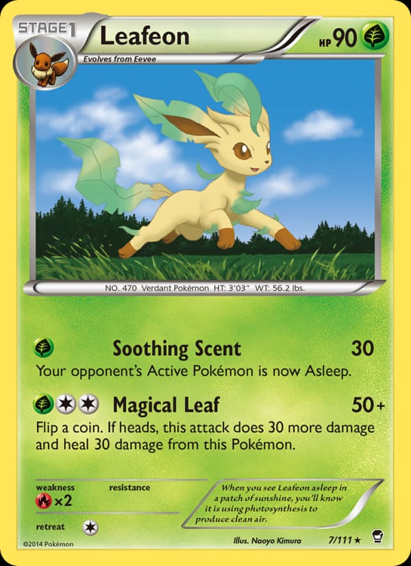 Leafeon, XY - Furious Fists · 7/111