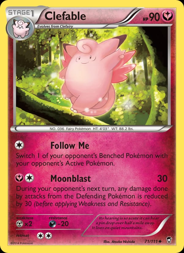 Clefable, XY - Furious Fists · 71/111