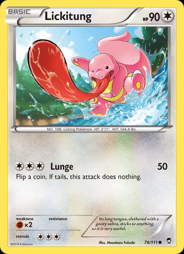 Lickitung, XY - Furious Fists · 78/111
