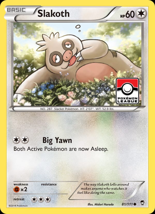 Slakoth, XY - Furious Fists · 81/111