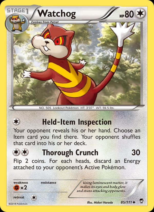 Watchog, XY - Furious Fists · 85/111