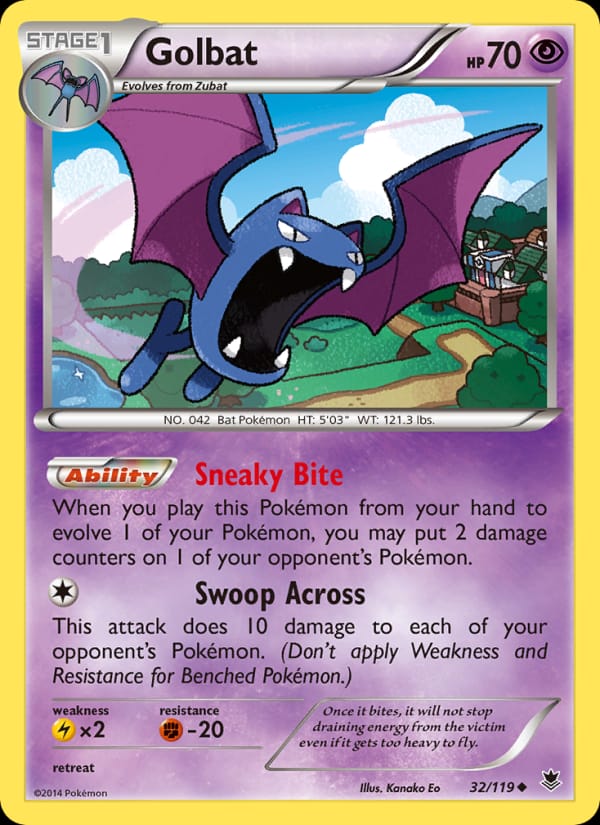Golbat, XY - Phantom Forces · 32/119