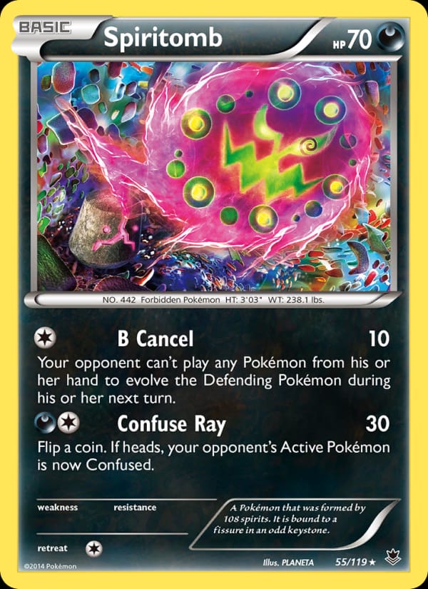 Spiritomb, XY - Phantom Forces · 55/119