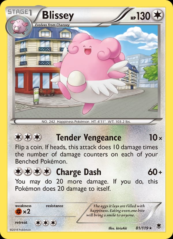 Blissey, XY - Phantom Forces · 81/119