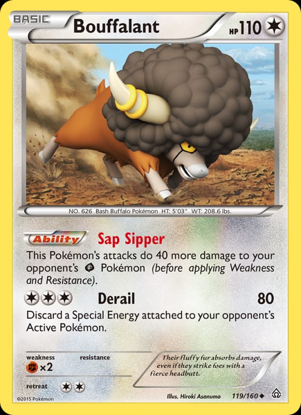Bouffalant, XY - Primal Clash · 119/160