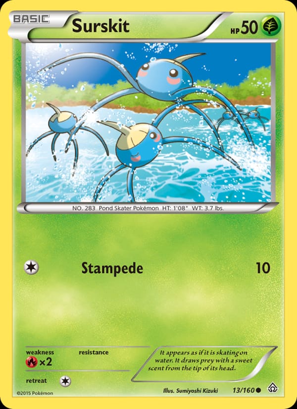 Surskit, XY - Primal Clash · 13/160
