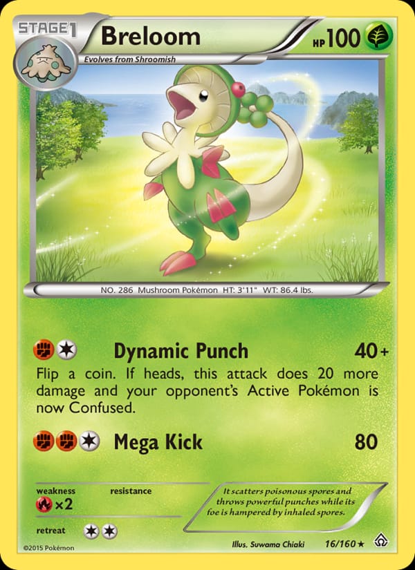 Breloom, XY - Primal Clash · 16/160