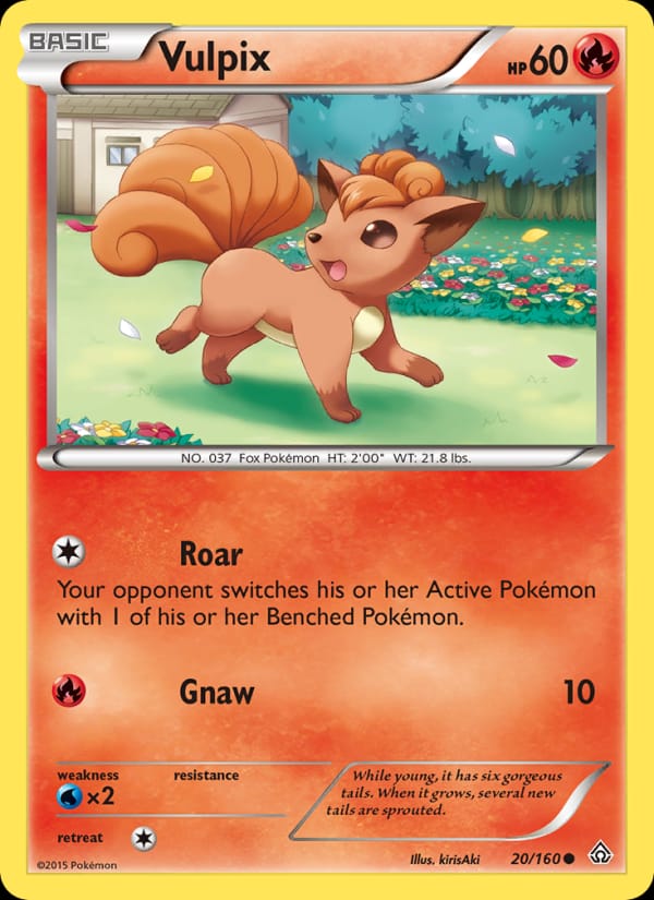 Vulpix, XY - Primal Clash · 20/160