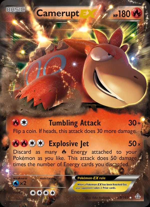 Camerupt EX, XY - Primal Clash · 29/160