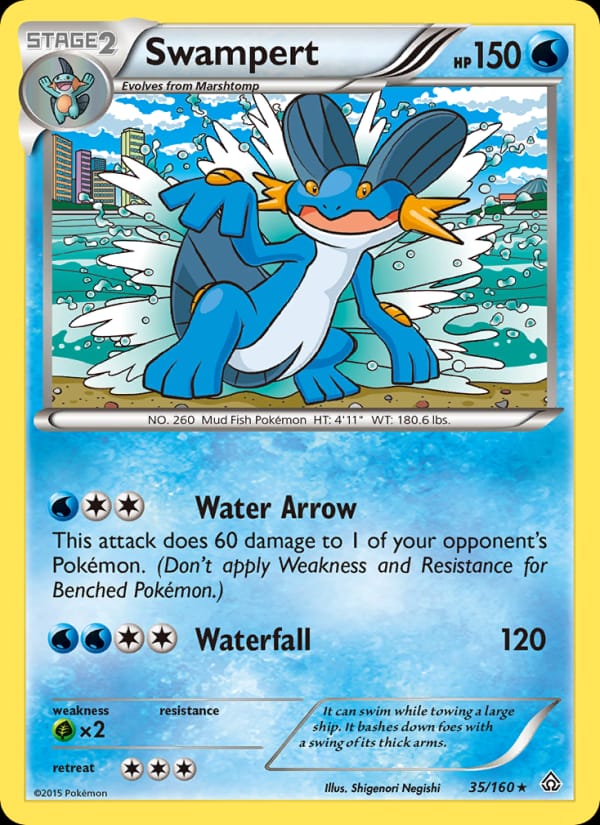 Swampert, XY - Primal Clash · 35/160