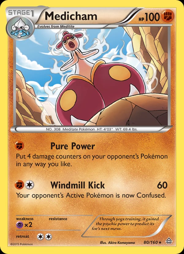Medicham, XY - Primal Clash · 80/160