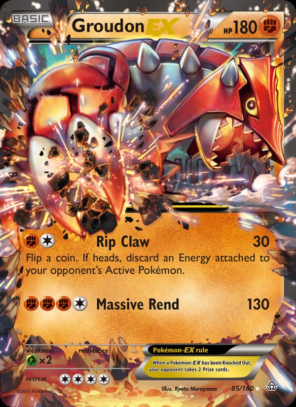 Groudon EX, XY - Primal Clash · 85/160