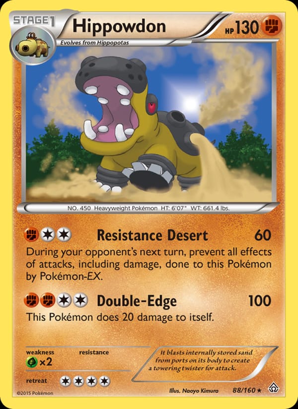 Hippowdon, XY - Primal Clash · 88/160