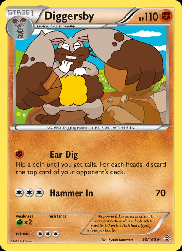 Diggersby, XY - Primal Clash · 90/160