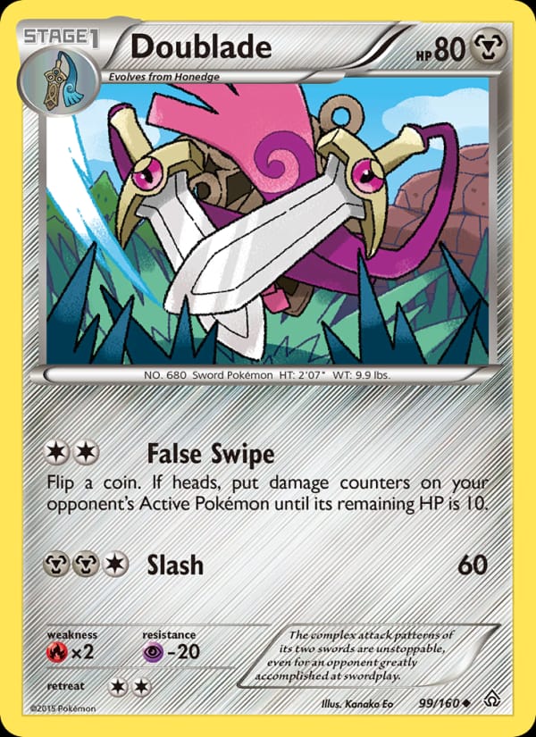 Doublade, XY - Primal Clash · 99/160