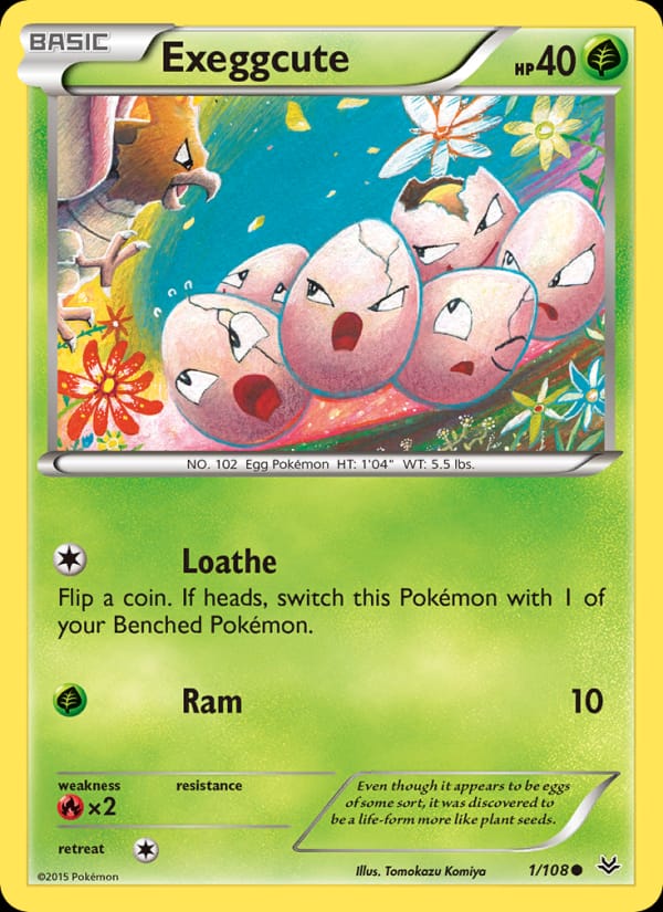 Exeggcute, XY - Roaring Skies · 1/108