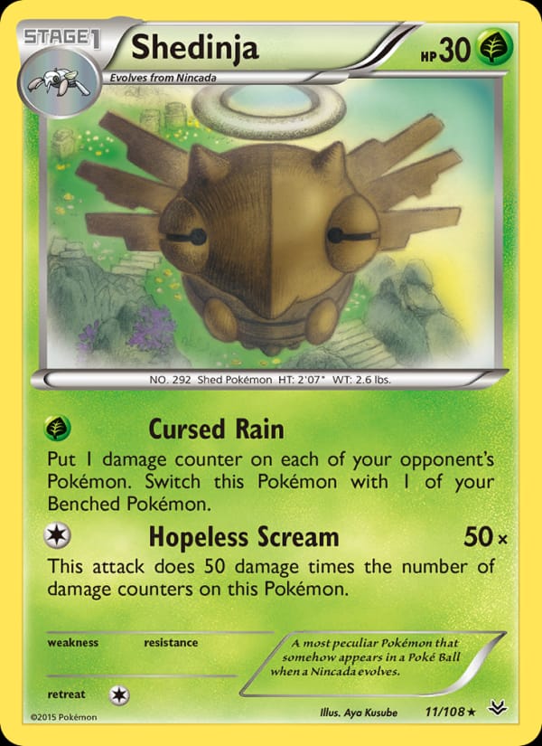 Shedinja, XY - Roaring Skies · 11/108