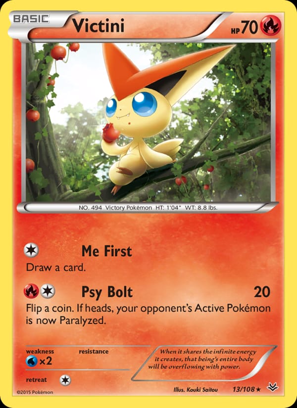 Victini, XY - Roaring Skies · 13/108
