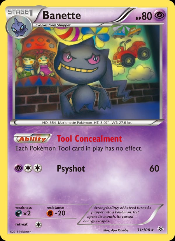 Banette, XY - Roaring Skies · 31/108