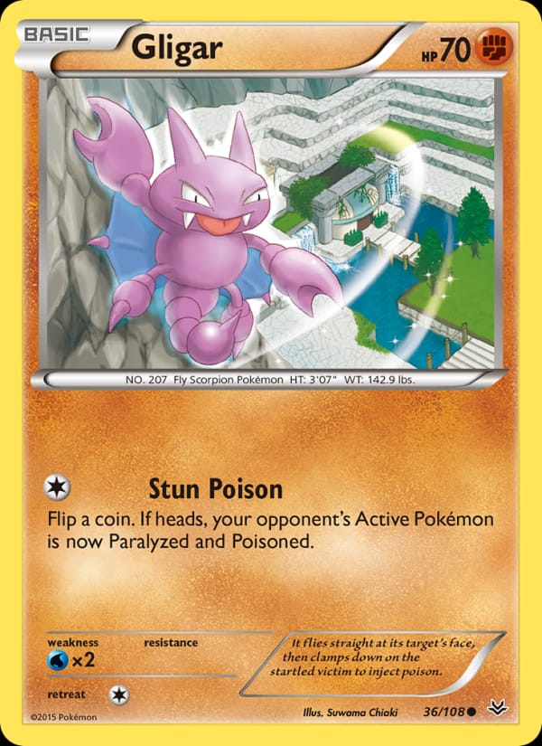 Gligar, XY - Roaring Skies · 36/108
