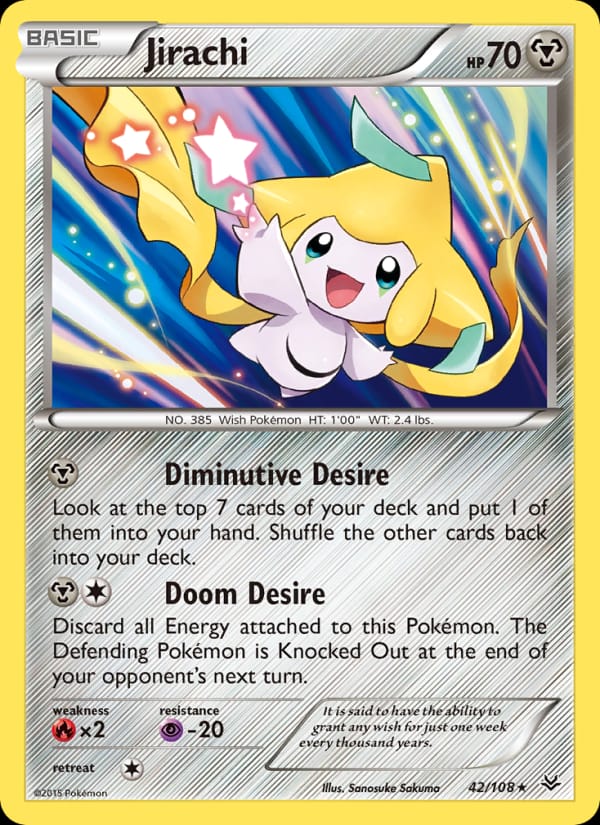 Jirachi, XY - Roaring Skies · 42/108