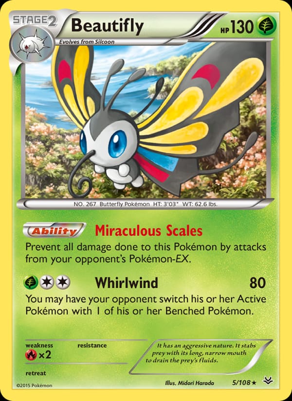 Beautifly, XY - Roaring Skies · 5/108