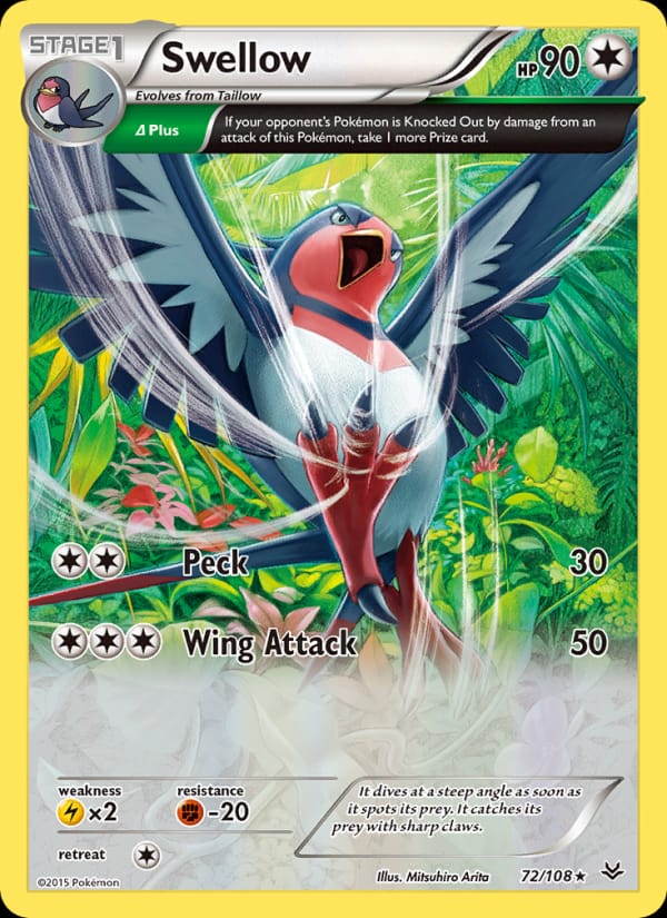 Swellow, XY - Roaring Skies · 72/108