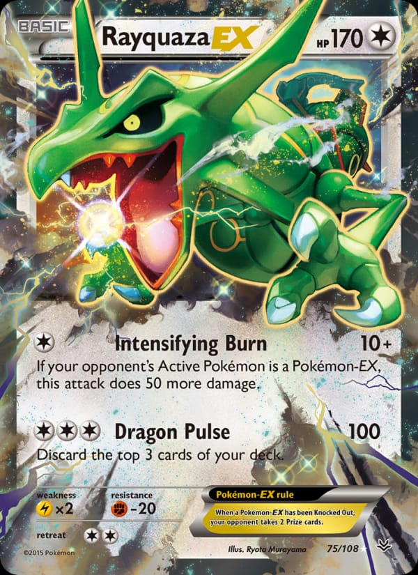 Rayquaza EX, XY - Roaring Skies · 75/108