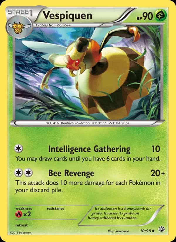 Vespiquen, XY - Ancient Origins · 10/98