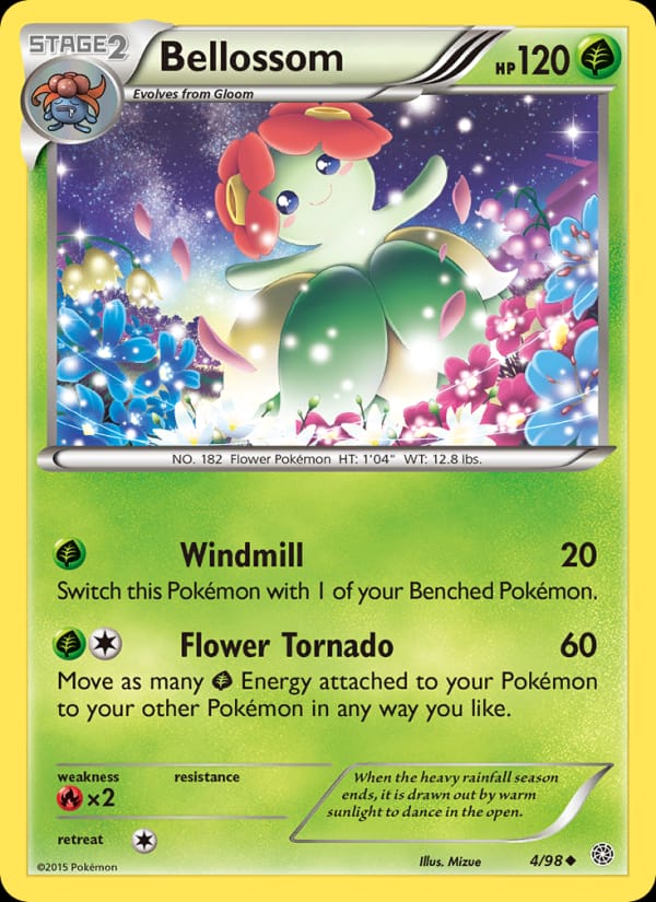 Bellossom, XY - Ancient Origins · 4/98