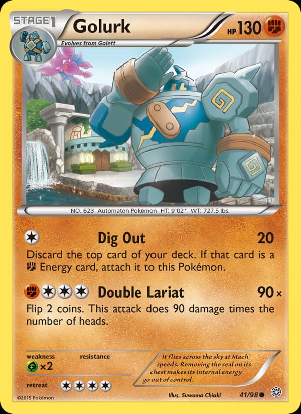 Golurk, XY - Ancient Origins · 41/98