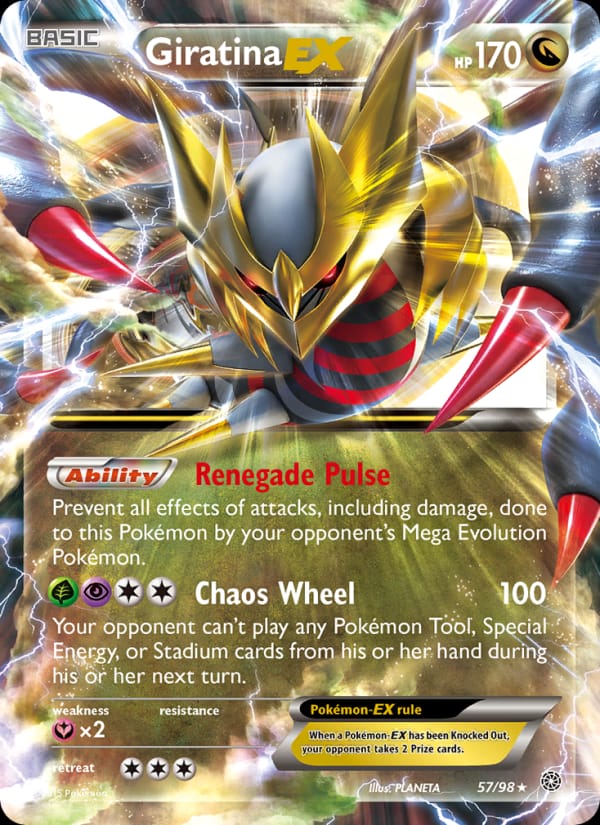 Giratina EX, XY - Ancient Origins · 57/98