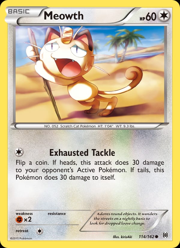 Meowth, XY - BREAKthrough · 114/162