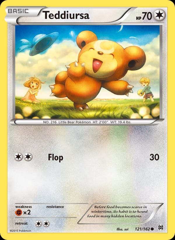 Teddiursa, XY - BREAKthrough · 121/162