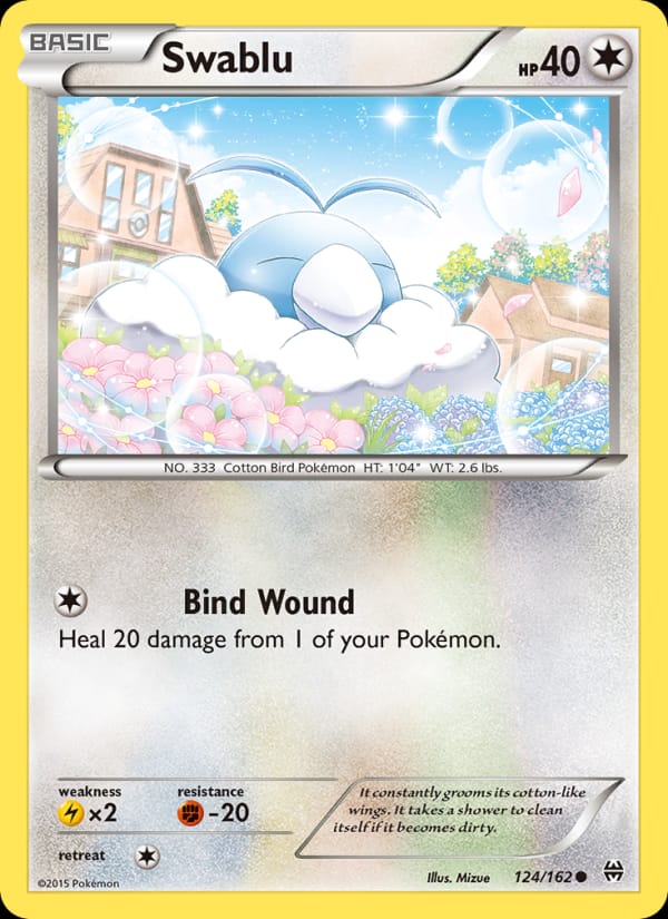 Swablu, XY - BREAKthrough · 124/162