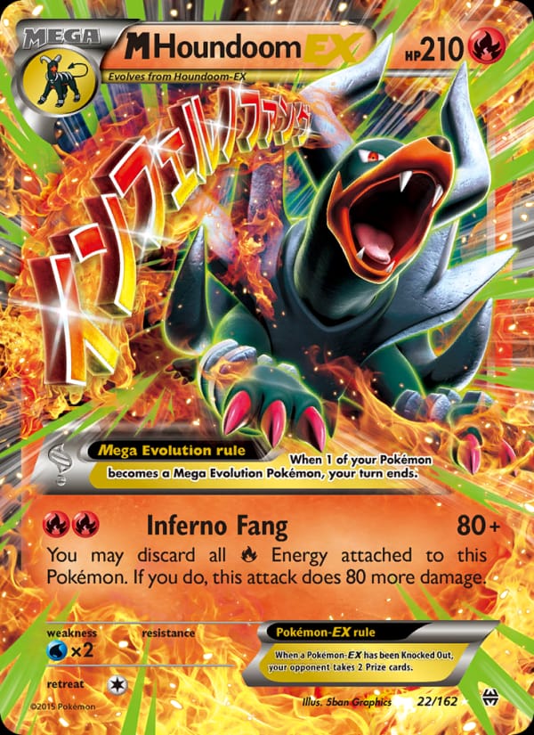 M Houndoom EX, XY - BREAKthrough · 22/162