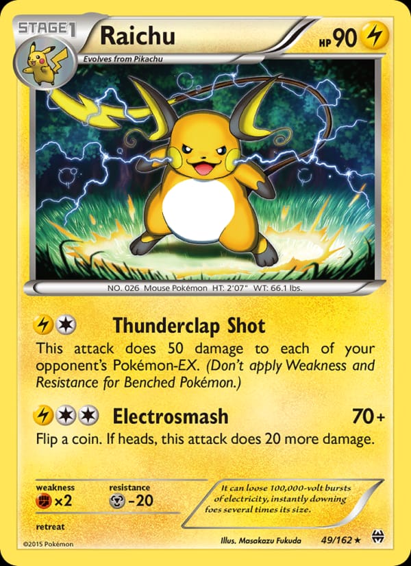 Raichu, XY - BREAKthrough · 49/162