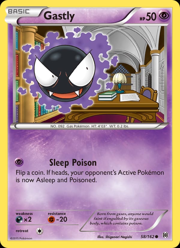 Gastly, XY - BREAKthrough · 58/162