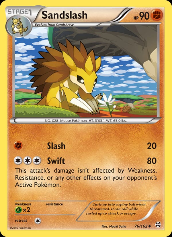 Sandslash, XY - BREAKthrough · 76/162